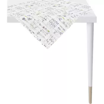 APELT скатерть «7304 SUMMERTIME, летнее оформление, лето», (1 шт.), цифровая печать, белый/сиреневый/зеленый