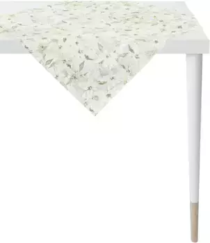 APELT среднее одеяло "3614 Зимний мир, Новогоднее украшение, Рождество", (1 шт.), цифровая печать 85х85 см, белый/зеленый