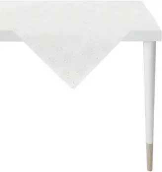 APELT среднее одеяло "6302 CHRISTMAS GLAM, Новогоднее украшение, Рождество ", (1 шт.), жаккардовая ткань с люрексом 85х85 см, золотой