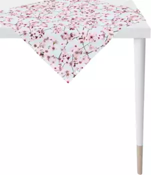 APELT среднее одеяло "6450 SPRINGTIME, весеннее украшение, весна ", (1 шт.), цифровая печать 100х100 см, розовый/голубой