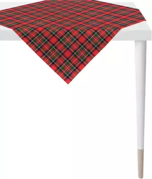 APELT среднее одеяло "9539 WINTER WORLD, Новогоднее украшение, Рождество ", (1 шт.), цифровая печать 85х85 см, красный