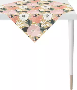 APELT среднее покрывало "Астрид, СТИЛЬ ЛОФТ", (1 шт.), цифровая печать 100х100 см, цвет apricot/wei/bunt