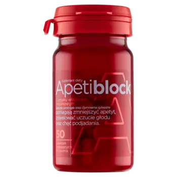 Apetiblock Добавка пищевая со вкусом вишни-малина, 50 шт./1 уп.