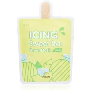APIEU Icing Sweet Bar Тканевая маска с дыней 21г A'pieu