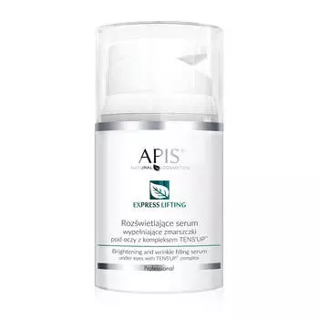 APIS Экспресс-лифтинг осветляющая сыворотка для заполнения морщин вокруг глаз с комплексом TENS'UP 50мл