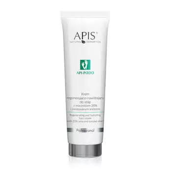 APIS Крем для ног регенерирующий и увлажняющий Api-Podo с 20% мочевиной и ионизированным серебром 100мл