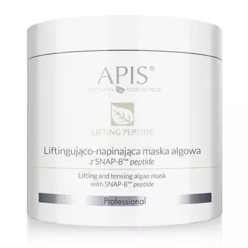 Apis Lifting Peptide Укрепляющая маска из водорослей с пептидом Snap-8 против старения 200г Apis Natural Cosmetics