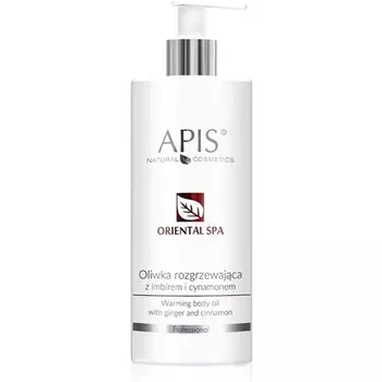 Apis Professional Oriental Spa согревающее масло для тела с имбирем и корицей 500мл