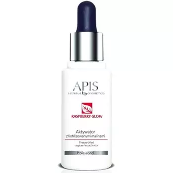 Apis Raspberry Glow Активатор с лиофилизированной малиной и гиалуроновой кислотой 30 мл, Bipin