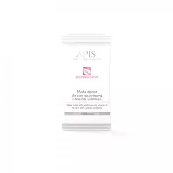 APIS Водорослевая маска Couperose-Stop для куперозной кожи с шиповником и витамином С 20г