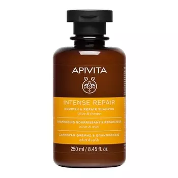 Apivita Nourish Repair Шампунь с оливкой и медом 250мл