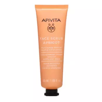 Apivita Скраб для лица Абрикос 50 мл Нежный эксфолиант