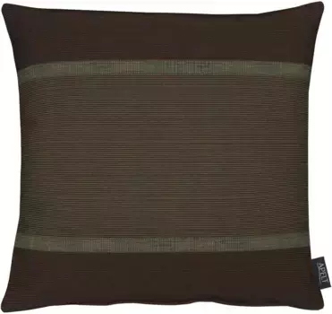 АПЭЛТ Чехол на подушку "Титан", (1 шт.), чехол на подушку без наполнения APELT 46х46 см, антрацит/коричневый