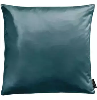 АПЭЛТ декоративная подушка "Алиса", чехол на подушку с наполнителем, 1 шт APELT 45х45 см, синий