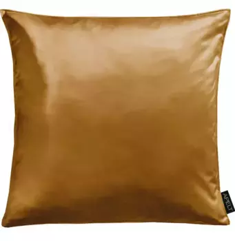 АПЭЛТ декоративная подушка "Алиса", чехол на подушку с наполнителем, 1 шт APELT 45х45 см, золотой/желтый