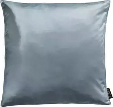 АПЭЛТ декоративная подушка "Алиса", чехол на подушку с наполнителем, 1 шт APELT 45х45 см, светло-голубой