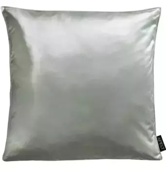 АПЭЛТ декоративная подушка "Алиса", чехол на подушку с наполнителем, 1 шт APELT 45х45 см, светло-серый