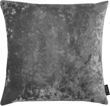 АПЭЛТ декоративная подушка "Аурелия", чехол на подушку с наполнителем, 1 шт APELT 45х45 см, серый