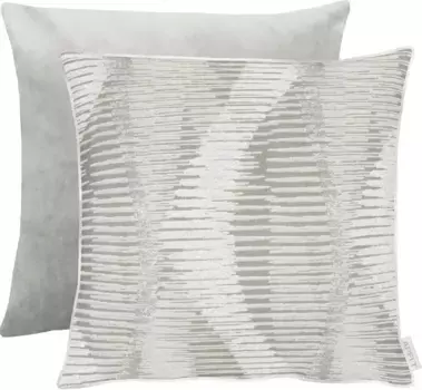 АПЭЛТ декоративная подушка "Феникс", чехол на подушку с наполнителем, 1 шт APELT 35х50 см, серый