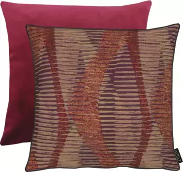 АПЭЛТ декоративная подушка "Феникс", чехол на подушку с наполнителем, 1 шт APELT 35х50 см, красный