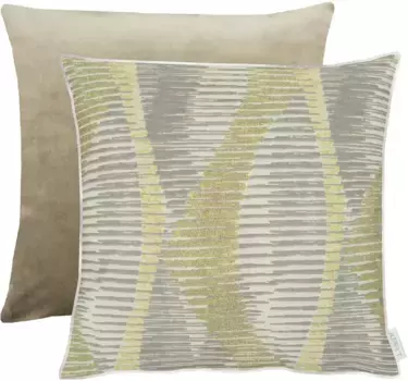 АПЭЛТ декоративная подушка "Феникс", двусторонний чехол без наполнения, 1 шт APELT 46х46 см, цвет natur/beige + gemustert