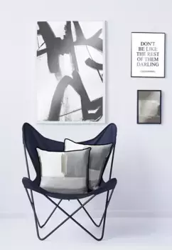 АПЭЛТ декоративная подушка "Фиск", чехол на подушку с наполнителем, 1 шт APELT 48х48 см, серый