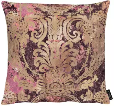 АПЭЛТ декоративная подушка "Флоренция", чехол без наполнения, 1 шт APELT 46х46 см, цвет bordeau x + Ornamente