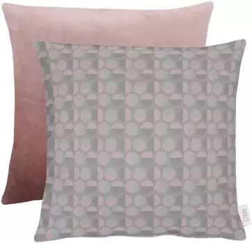 АПЭЛТ декоративная подушка "Качели", чехол на подушку двусторонний без наполнения, 1 шт APELT 46х46 см, цвет ros + gemustert