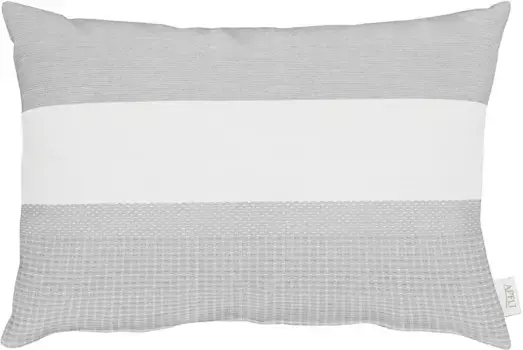 АПЭЛТ Декоративная подушка "Леннокс", чехол с наполнителем, 1 шт APELT 40х60 см, серый