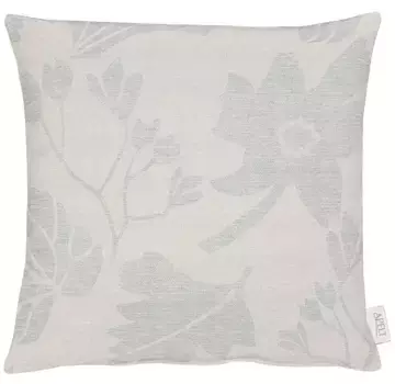 АПЭЛТ декоративная подушка "Марлен", чехол на подушку с наполнителем, 1 шт APELT 45х45 см, светло-серый