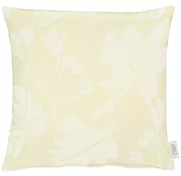 АПЭЛТ декоративная подушка "Марлен", чехол на подушку с наполнителем, 1 шт APELT 45х45 см, слоновая кость
