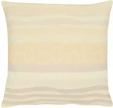 АПЭЛТ декоративная подушка "Массимо", чехол с наполнителем, 1 шт APELT 48х48 см, цвет natur + gemustert-gestreift