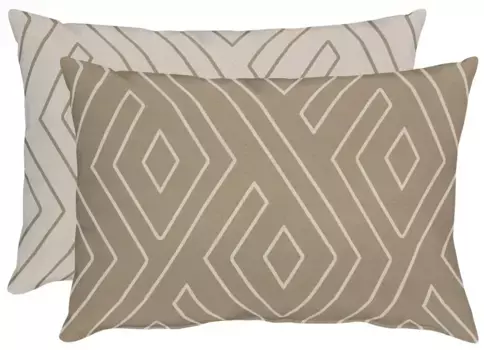АПЭЛТ декоративная подушка "Мистраль", чехол на подушку двусторонний с наполнителем, 1 шт APELT 45х45 см, цвет beige/natur + Ornamente