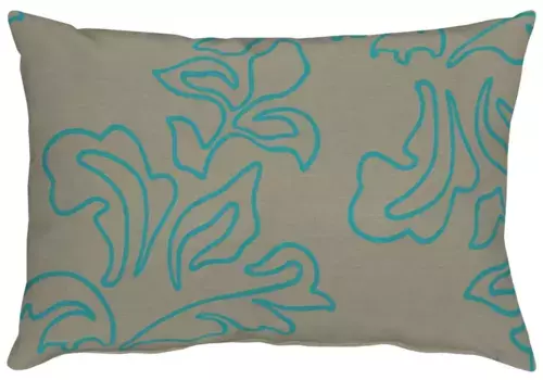 АПЭЛТ декоративная подушка "Муссон", чехол на подушку с наполнителем, 1 шт APELT 40х60 см, цвет trkis + Ornamente