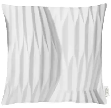 АПЭЛТ декоративная подушка "Полярис", чехол на подушку с наполнителем, 1 шт APELT 45х45 см, светло-серый