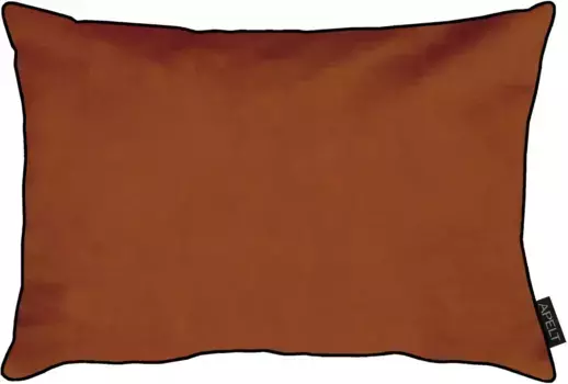АПЭЛТ декоративная подушка "Рубин", чехол на подушку с наполнителем, 1 шт APELT 35х45 см, оранжевый