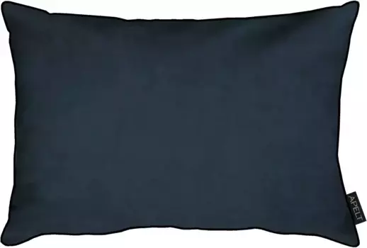 АПЭЛТ декоративная подушка "Рубин", чехол на подушку с наполнителем, 1 шт APELT 35х45 см, синий