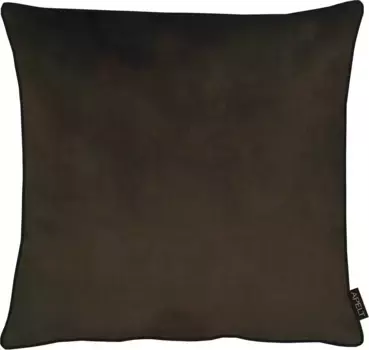 АПЭЛТ декоративная подушка "Рубин", чехол на подушку с наполнителем, 1 шт APELT 35х45 см, темно-коричневый