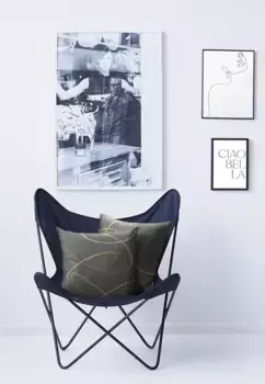 АПЭЛТ декоративная подушка "Тасос", чехол без наполнения, 1 шт APELT 49х49 см, золотой/серый