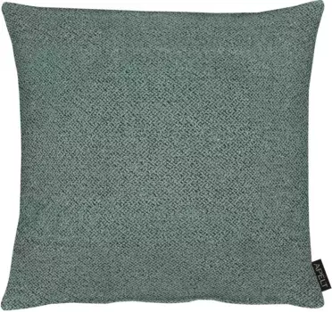 АПЭЛТ декоративная подушка "Тони", чехол на подушку с наполнителем, 1 шт APELT 45х45 см, цвет petrol + unifarben