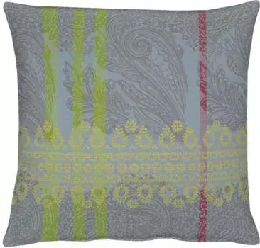 АПЭЛТ декоративная подушка "Тюдор", чехол на подушку с наполнителем, 1 шт APELT 58х58 см, серый/синий