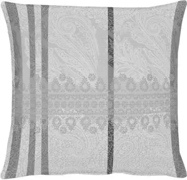 АПЭЛТ декоративная подушка "Тюдор", чехол на подушку с наполнителем, 1 шт APELT 48х48 см, серый