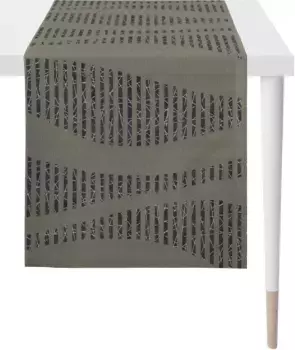 АПЭЛТ дорожка для стола "Винка, СТИЛЬ ЛОФТ, Жаккард", (1 шт.) APELT 46х140 см, темно-коричневый