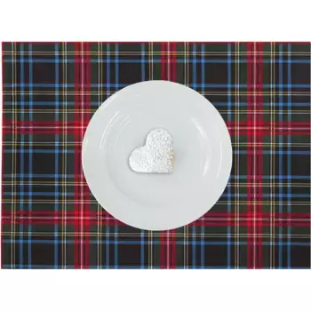 АПЭЛТ Подставка для столовых приборов «9539 ЗИМНИЙ МИР, Новогоднее украшение, Рождество», (набор, 2 шт.), цифровая печать Apelt, красный/синий