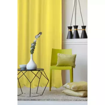 АПЭЛТ штора «АЛАСКА», (1 шт.), ВхШ: 245х140, Аляска, штора на люверсах с металлическими люверсами Apelt, желтый