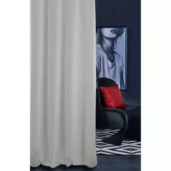 АПЭЛТ штора «АЛАСКА», (1 шт.), ВхШ: 245х140, Аляска, штора на люверсах с металлическими люверсами Apelt, цвет hellgrau