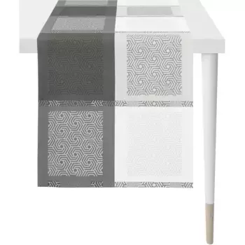 АПЭЛТ скатерть для стола «Артос, СТИЛЬ ЛОФТ, Жаккард», (1 шт.) Apelt, цвет dunkelgrau/wei/naturwei/grau/hellgrau