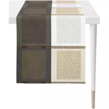 АПЭЛТ скатерть для стола «Артос, СТИЛЬ ЛОФТ, Жаккард», (1 шт.) Apelt, цвет anthrazit/wei/beige/rostbraun/natur