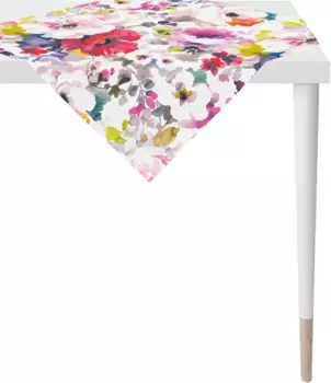 АПЭЛТ среднее одеяло "1705 Летний сад, летнее украшение, лето", (1 шт.), цифровая печать APELT 100х100 см, белый