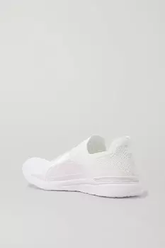 APL ATHLETIC PROPULSION LABS Кроссовки-слипоны TechLoom Bliss из сетки и эластичной ткани, белый